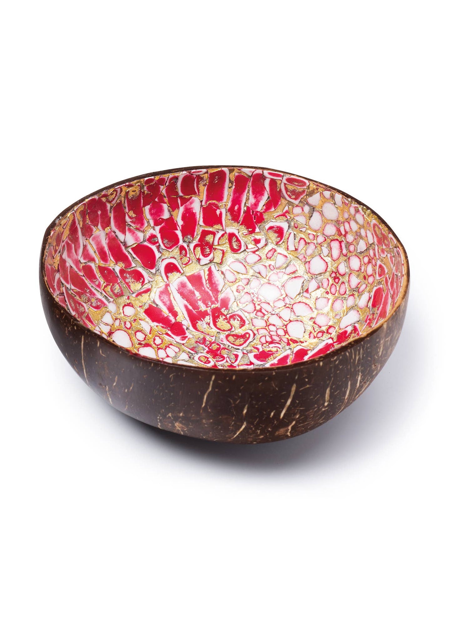 Coconut Bowl With Egg Shell Pattern