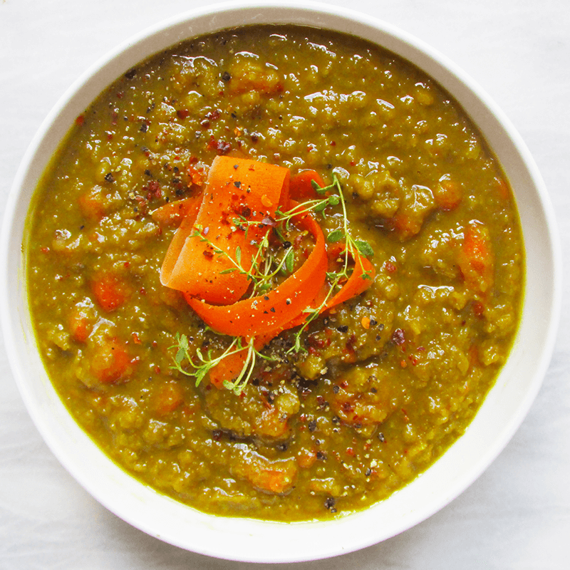 Spicy Split Pea Soup