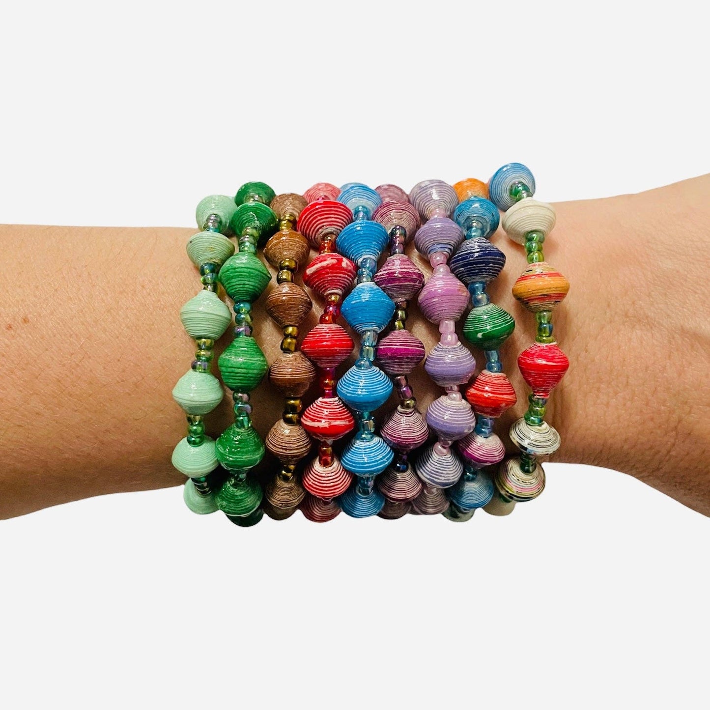 Africa | Paper Bead Bracelets -  (10 colors)