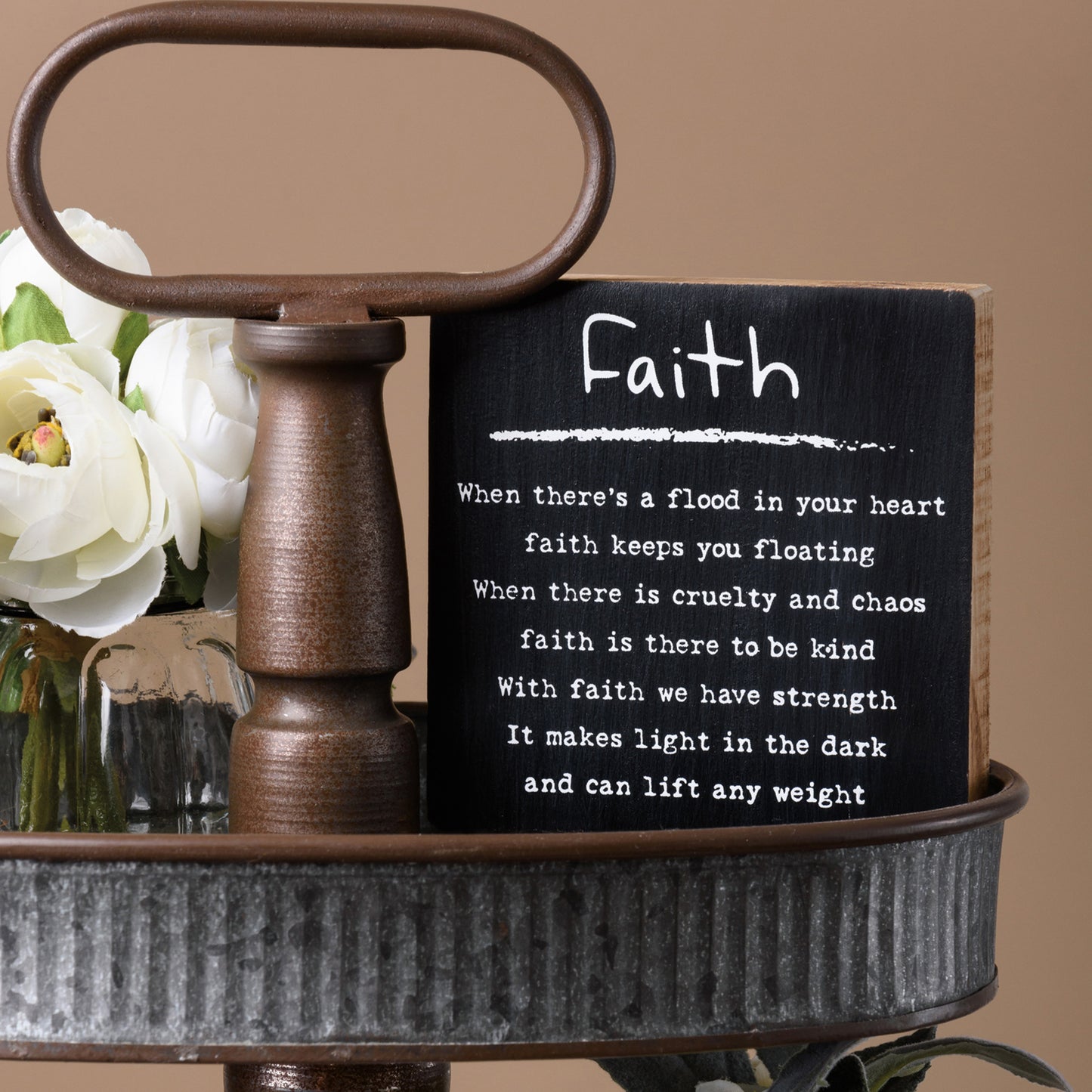 Faith Block Sign