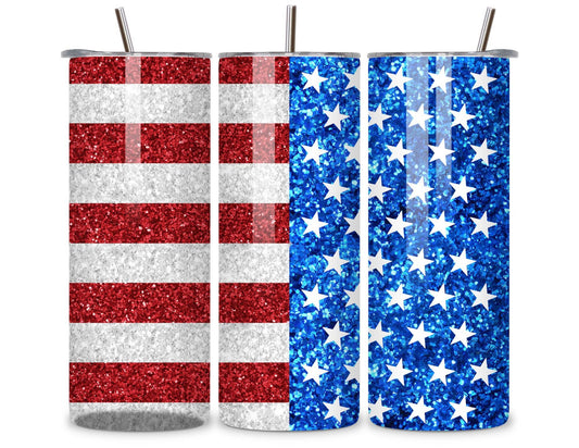 American Flag   20 oz. Stainless Steel Tumbler