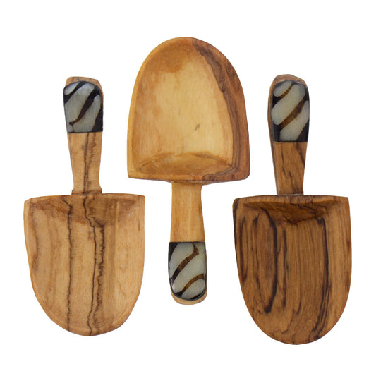 Petite Shovel Olive Wood Scoop