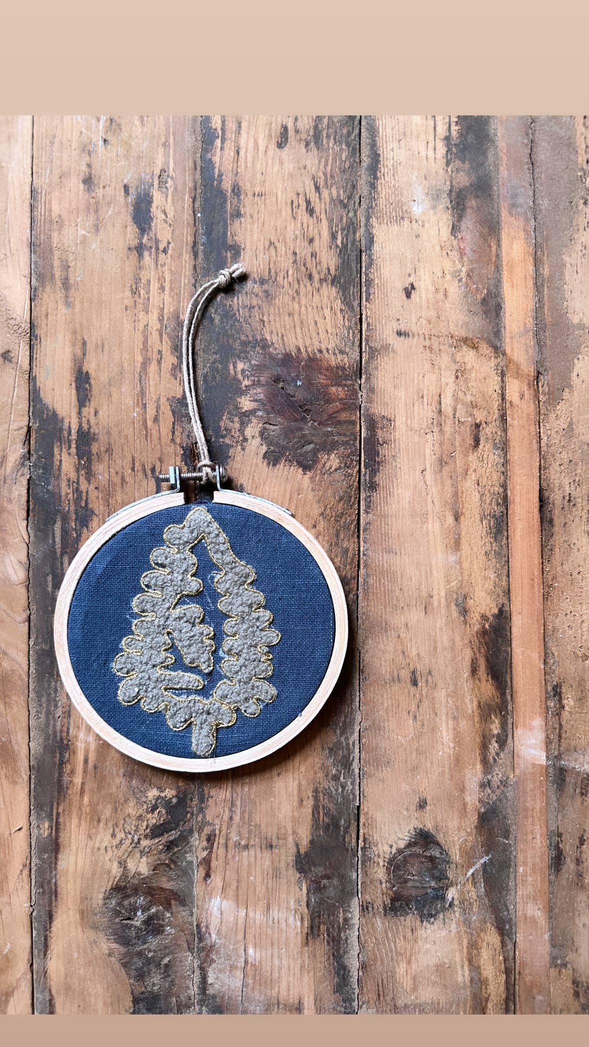 Handmade Embroidered Ornament