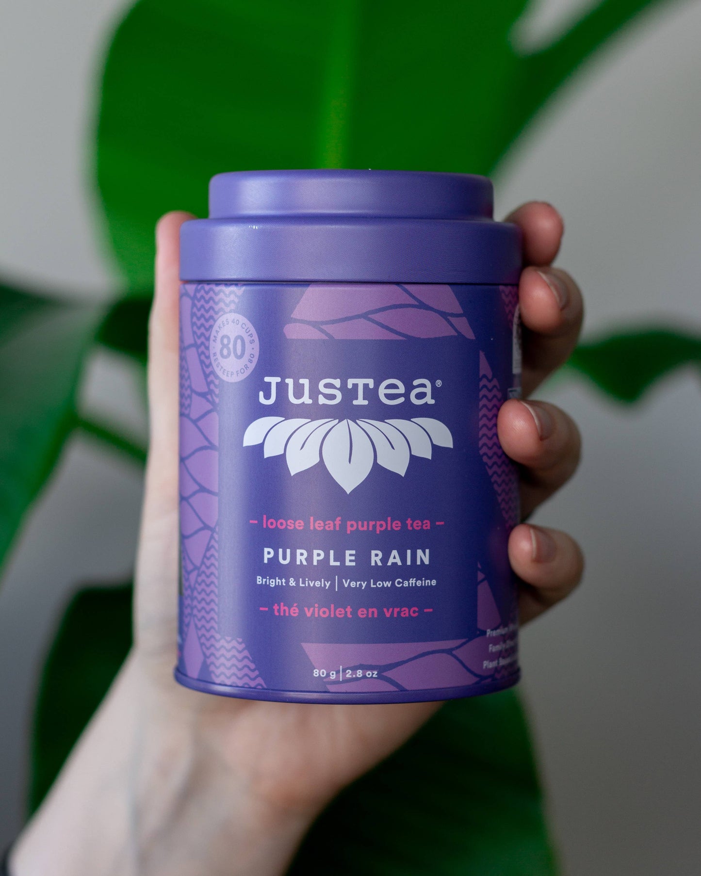 Purple Rain Tin with Spoon - Organic, Fair-Trade, Purple Tea