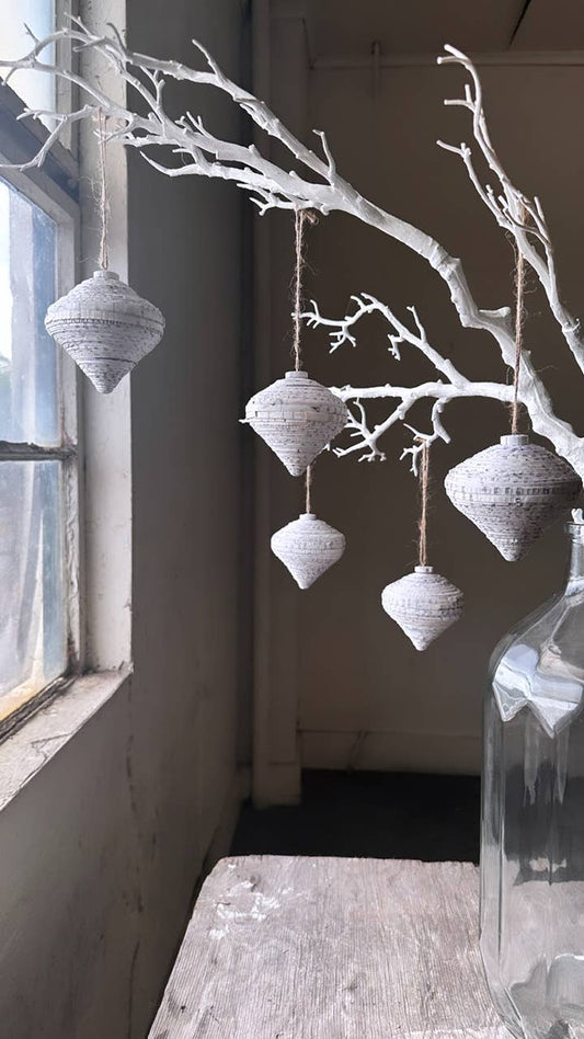 Recycled Paper Ornament