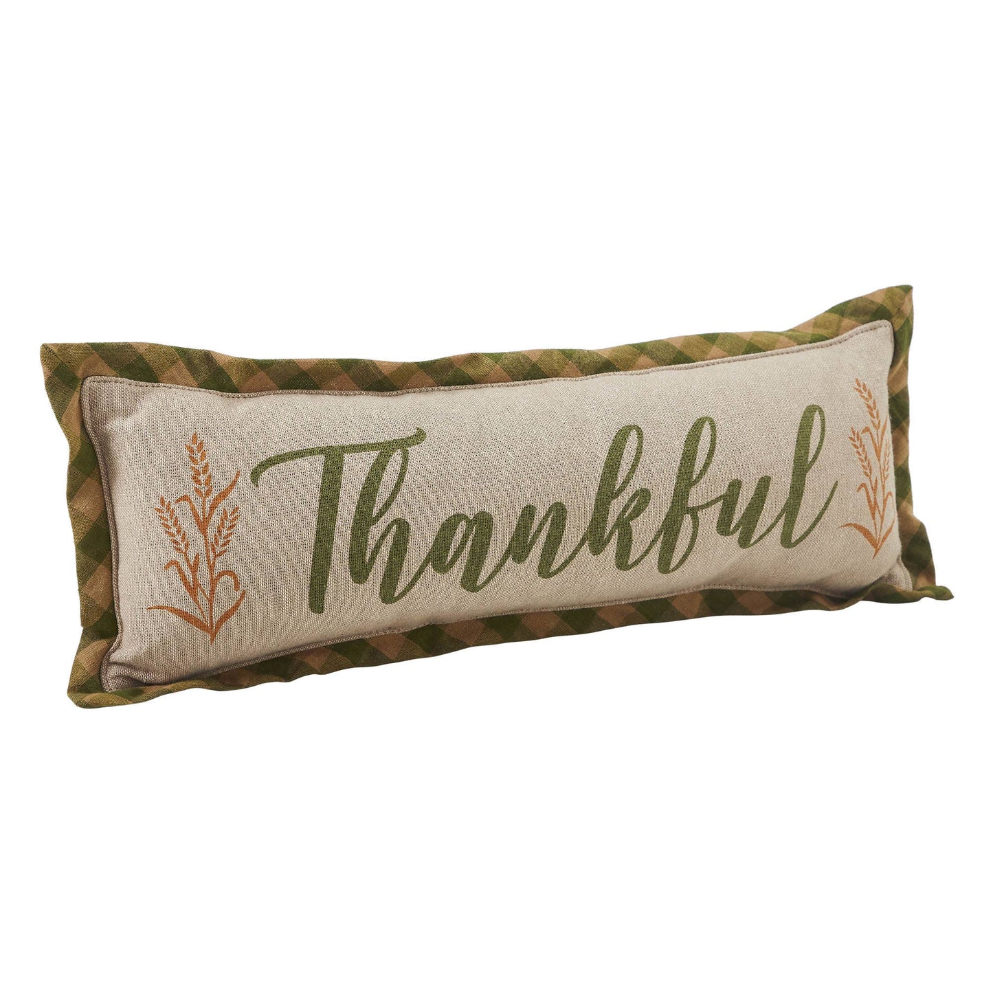 Harvest Blessings Thankful Pillow 5x15