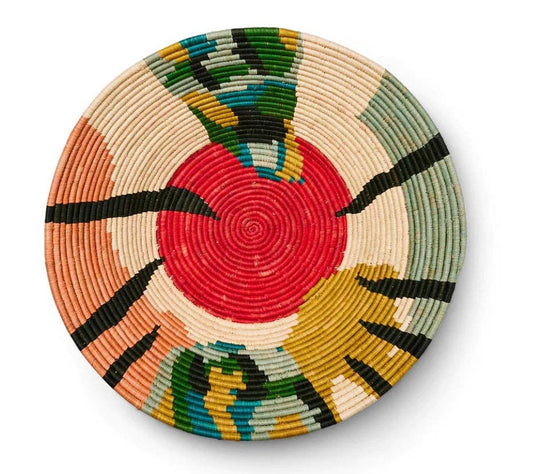 African  Uganda Woven Bowl - Blissfull Brights Woven Bowl 16