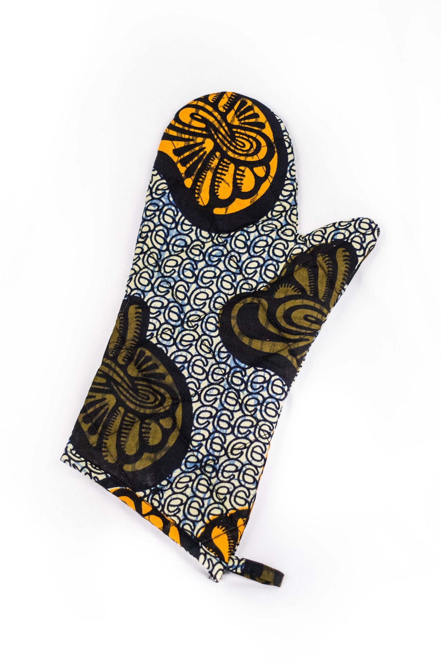 African Fabric Oven Mitt