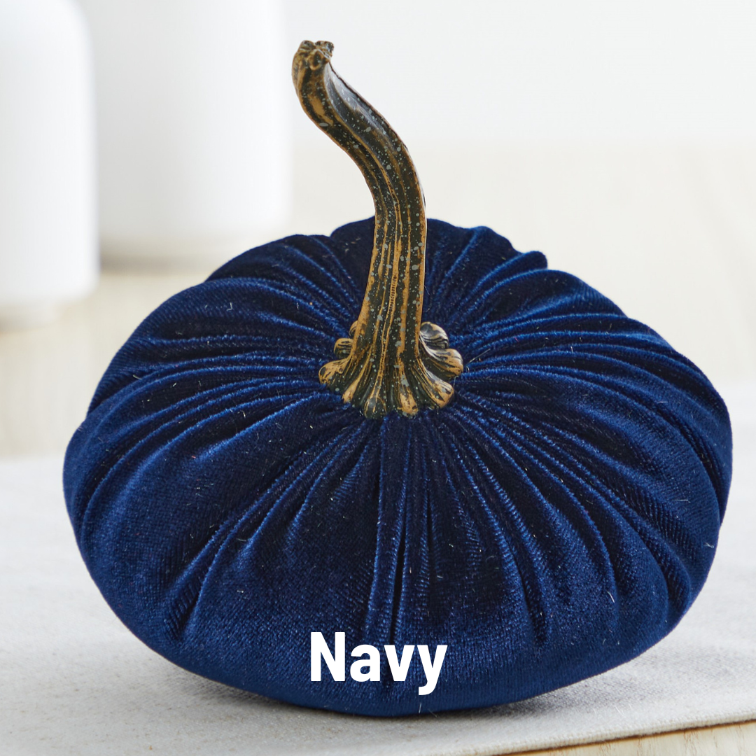 Pumpkin Small Velvet Fall Decor Gift for New Apartment Best