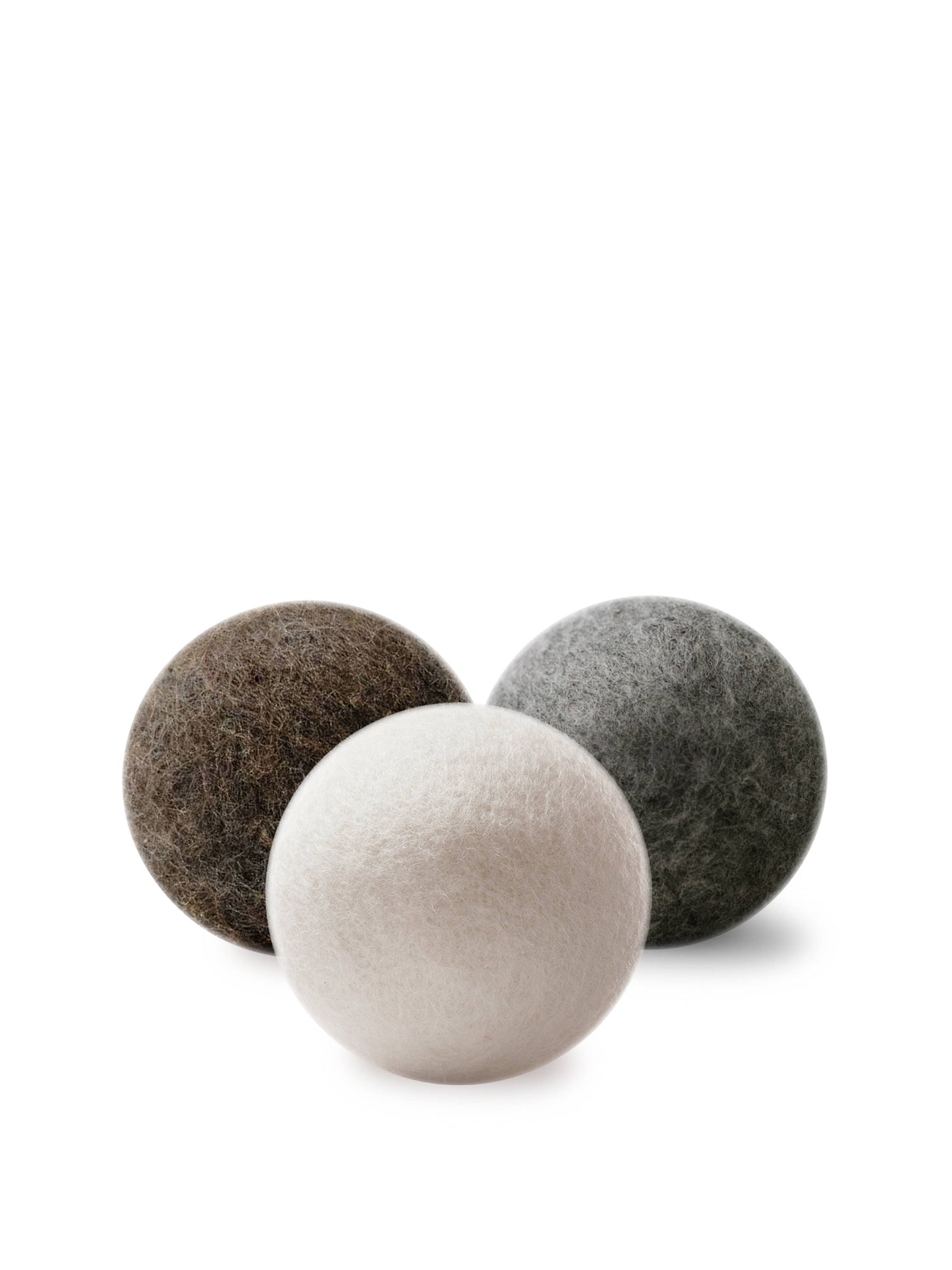 "Unpackaged" Wool Dryer Balls - Wht, Gry, Brn or Mixed