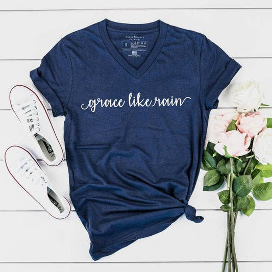 Grace Like Rain V-Neck