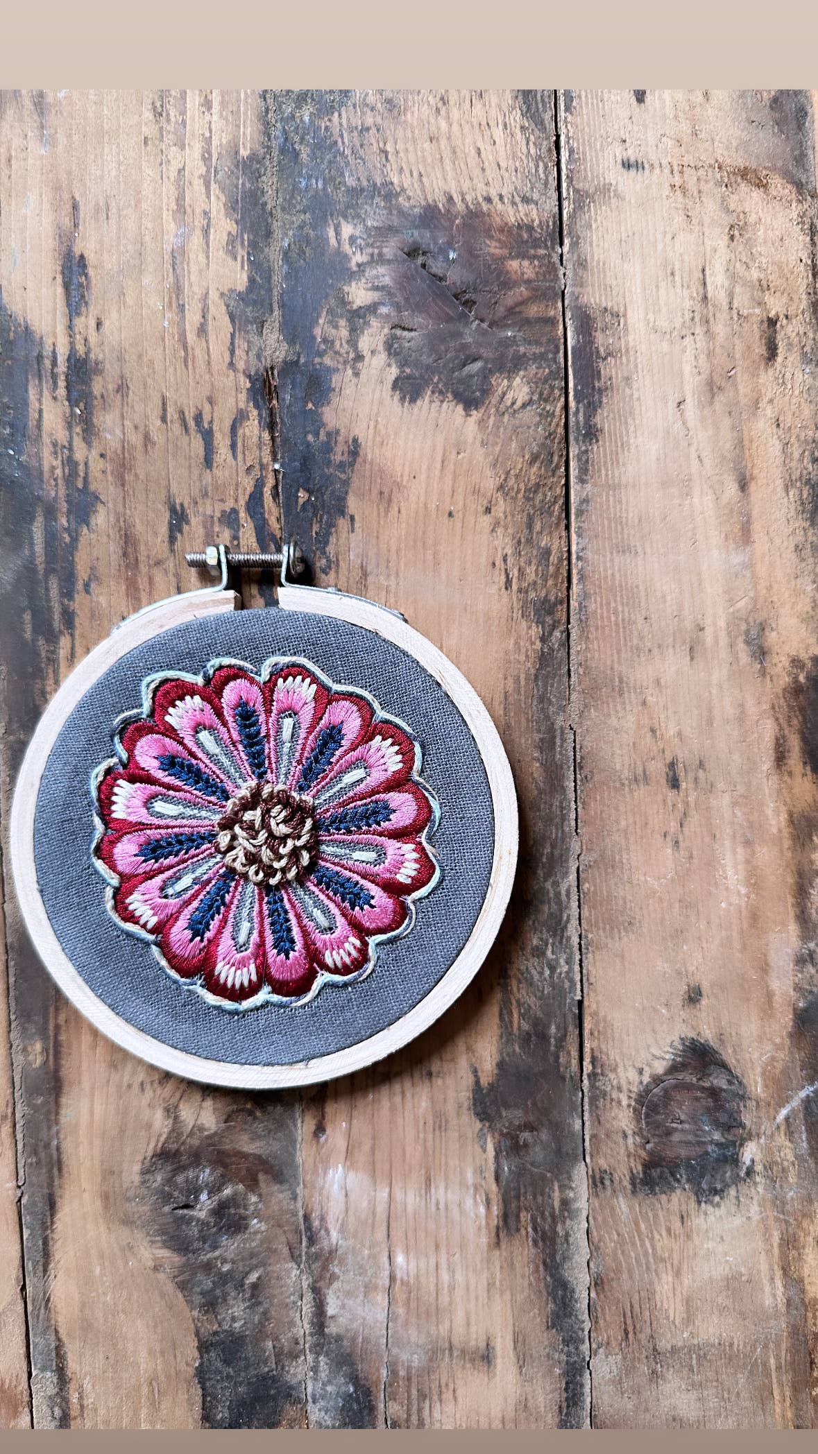 Handmade Embroidered Ornament