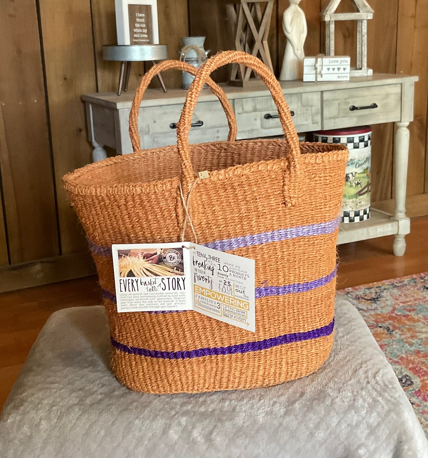 Kenya Sisal Basket