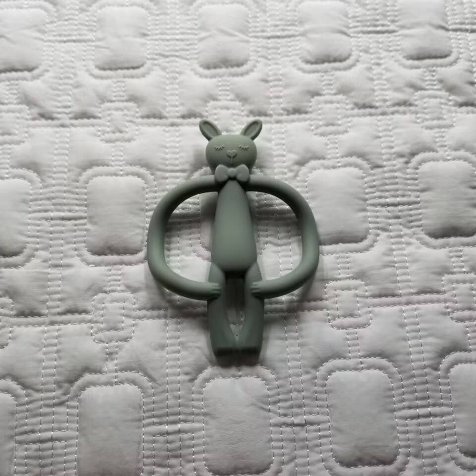 Bunny Silicone Teething Ring Teether Toy