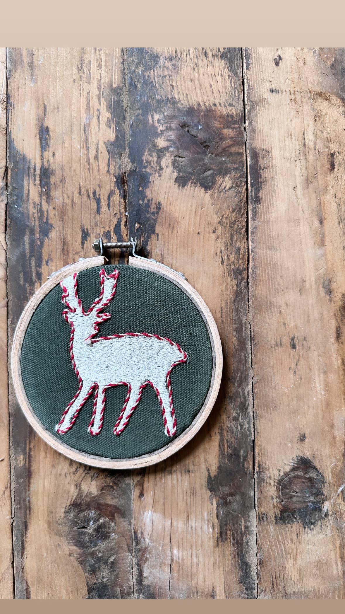 Handmade Embroidered Ornament