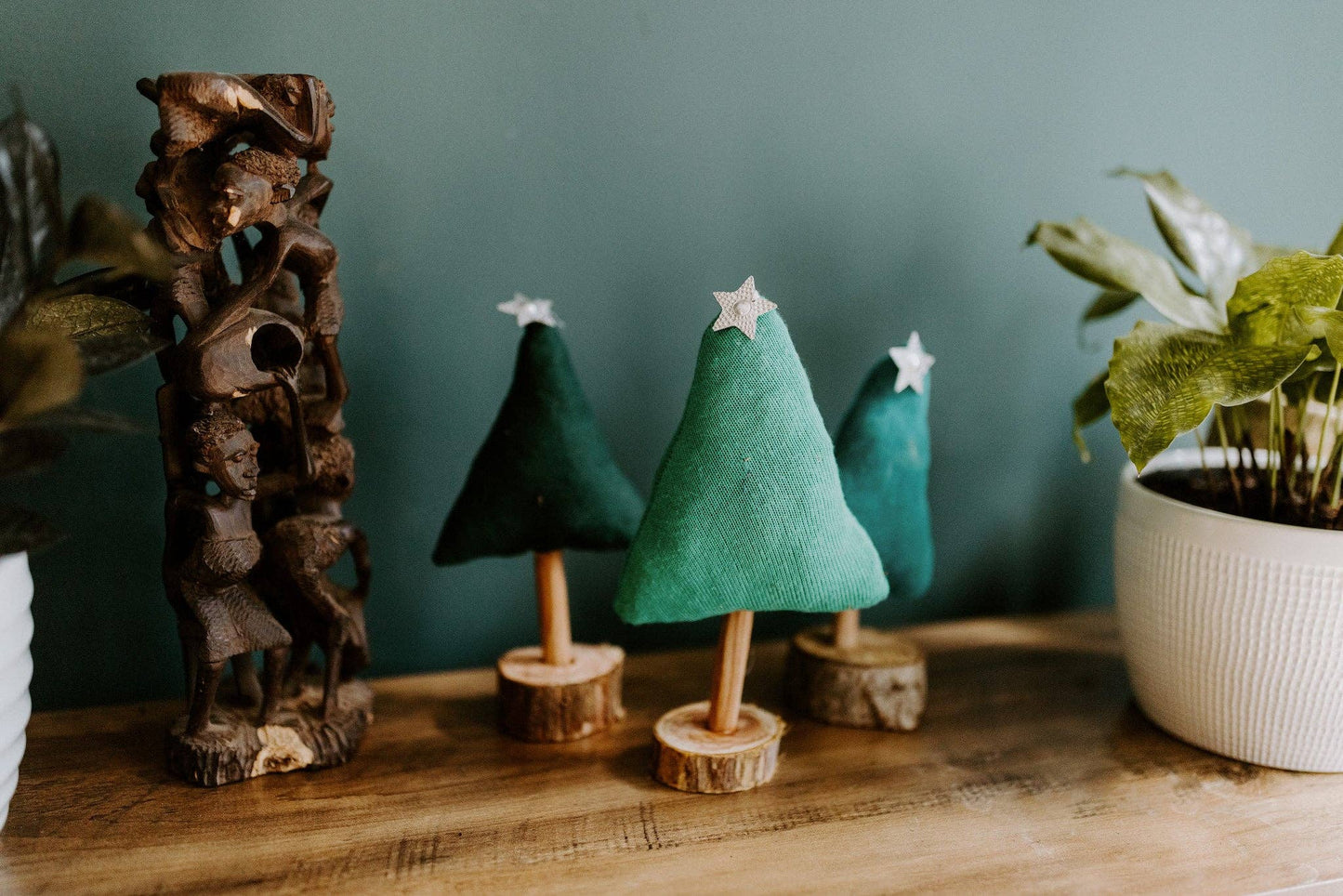 Individual Upcycled Christmas Tree