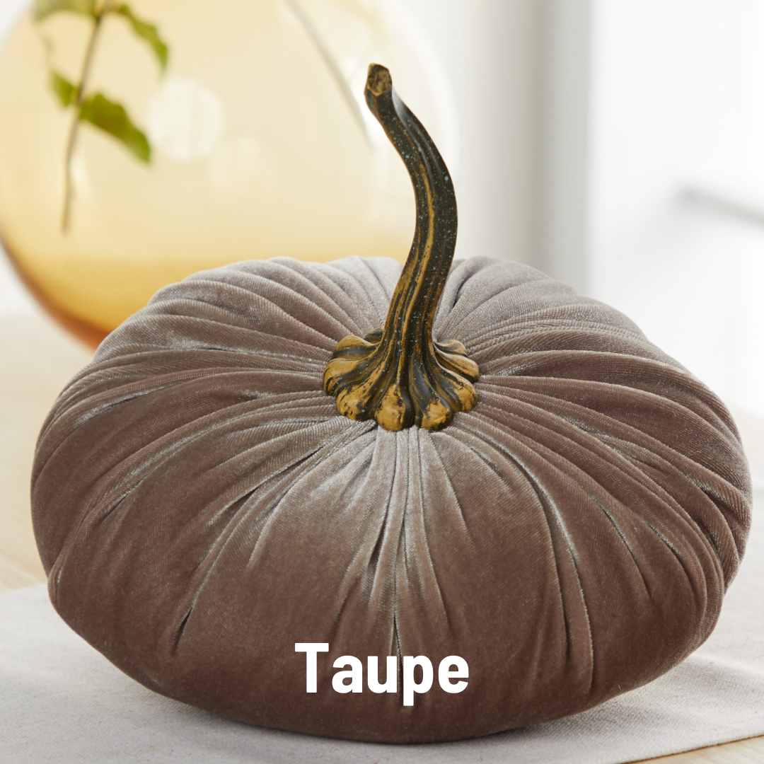 Pumpkin Extra Large Velvet,  Fall Accent Decor, Centerpiece