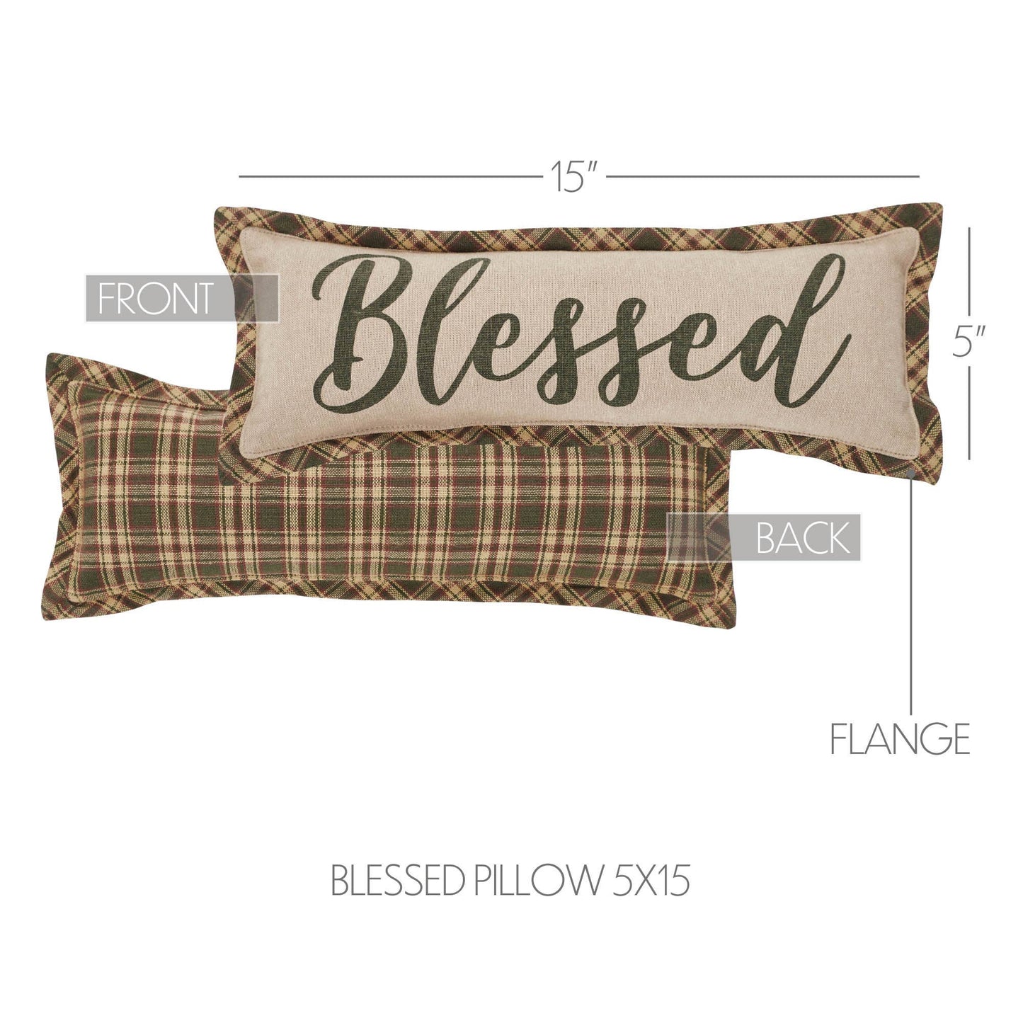 Harvest Blessings Blessed Pillow 5x15