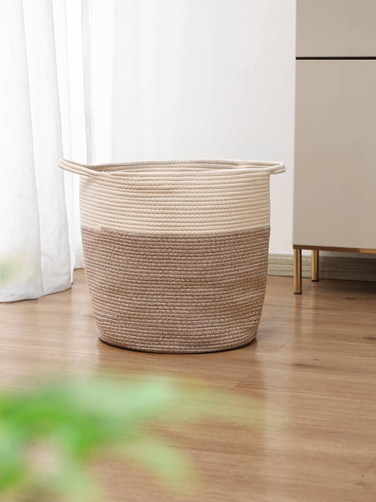 Large Handmade Cotton Rope Storage Basket Laundry hamper