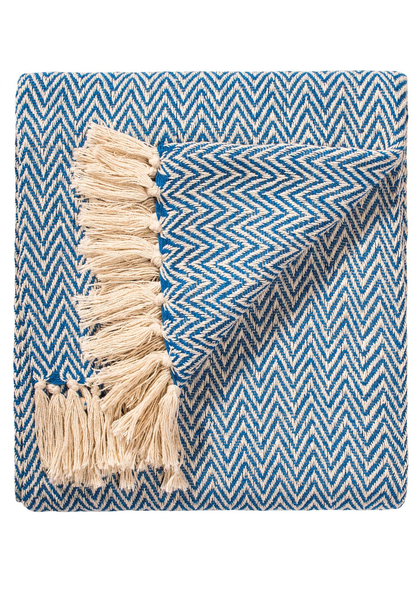 Chevron Soft Recycled Cotton Handloom Throw