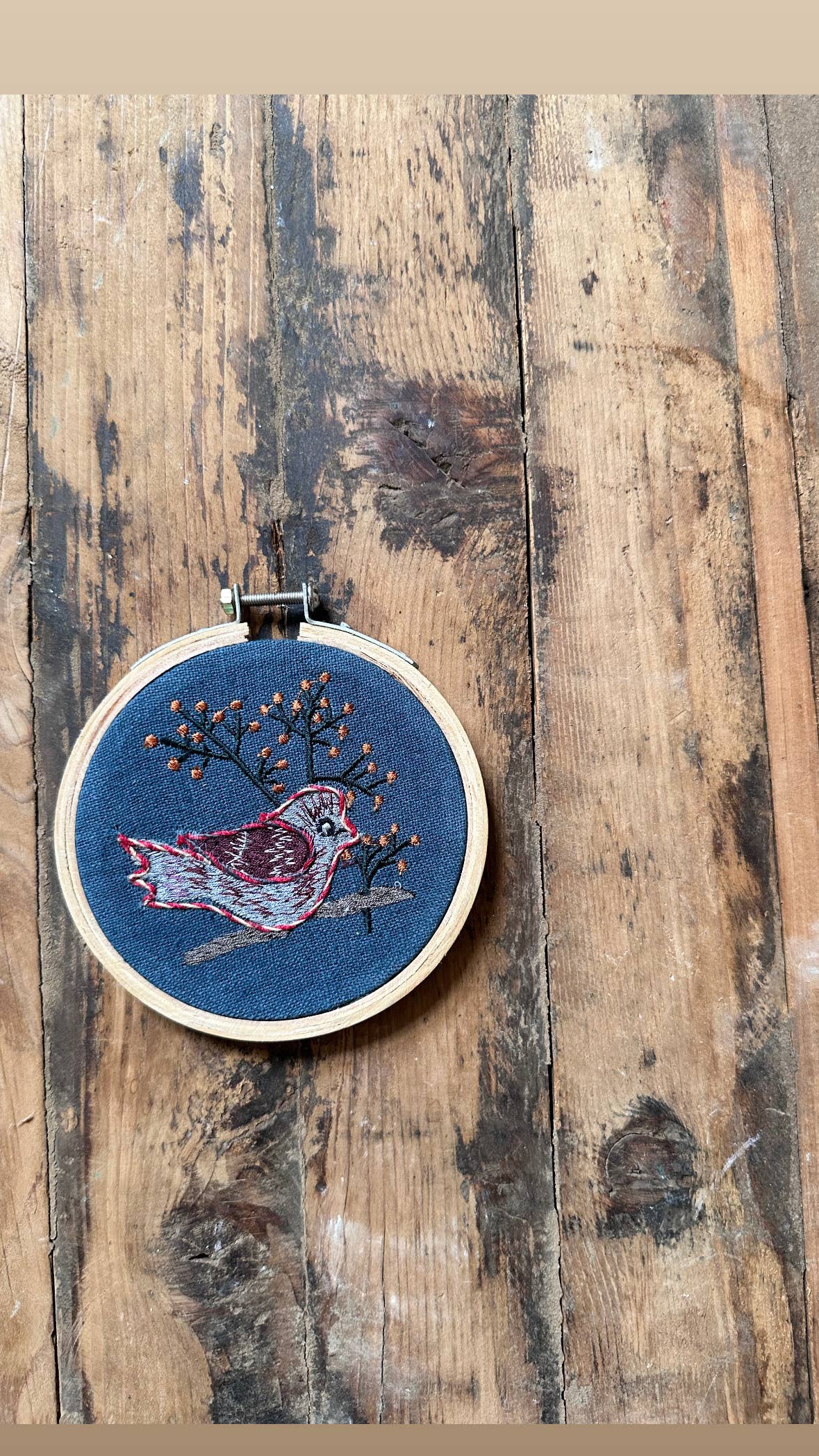 Handmade Embroidered Ornament