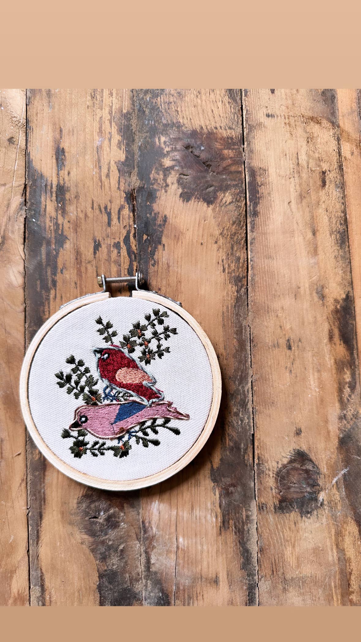 Handmade Embroidered Ornament